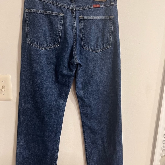 Wrangler Men's Deep Blue Straight Jeans - Picture 4 of 8